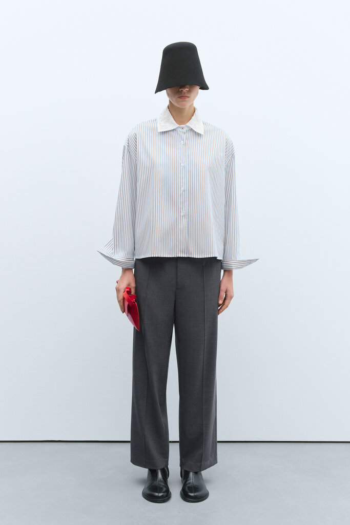 Cordera Embellished Striped Shirt