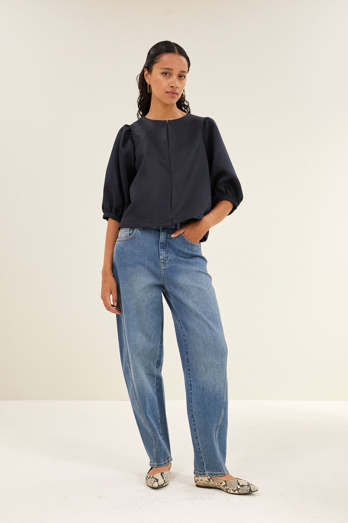 By Bar Mauri Gloss Stripe Blouse