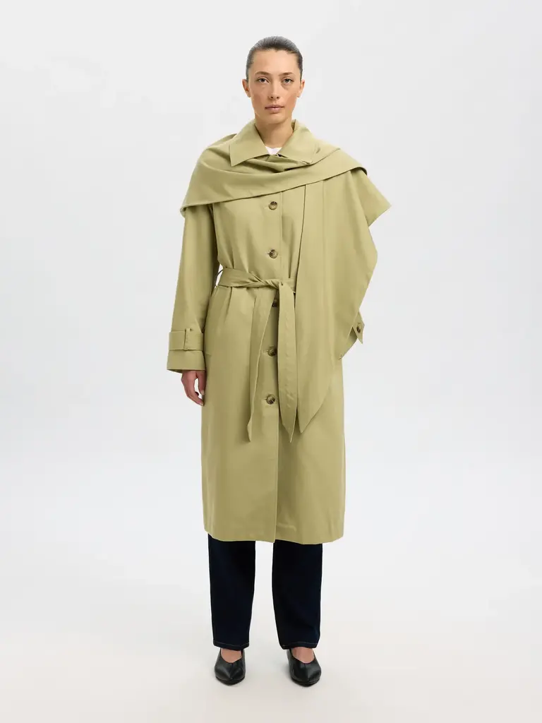 Selected Sandra Scarf Coat