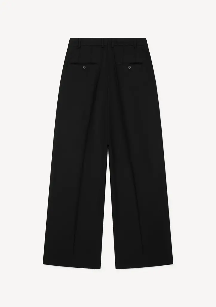 Herman Pleated trousers wool
