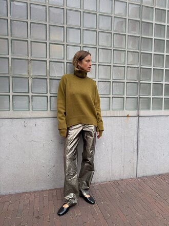 Rabens saloner Fresia Foiled Pants