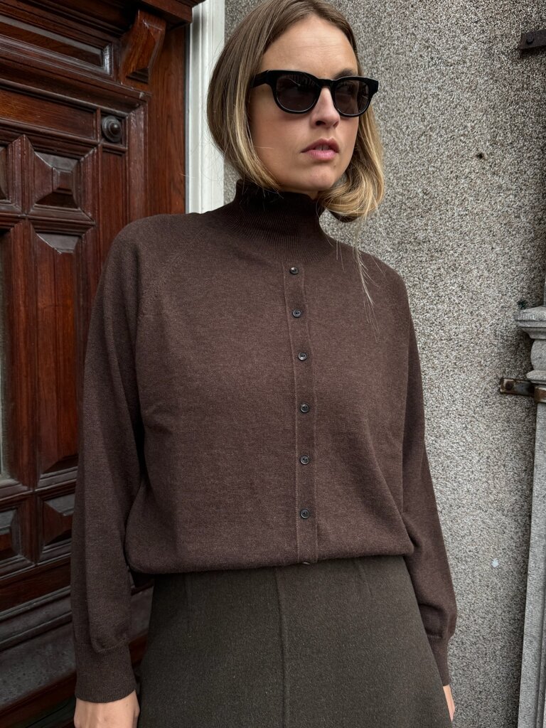 Cordera Merino Wool Buttoned Sweater