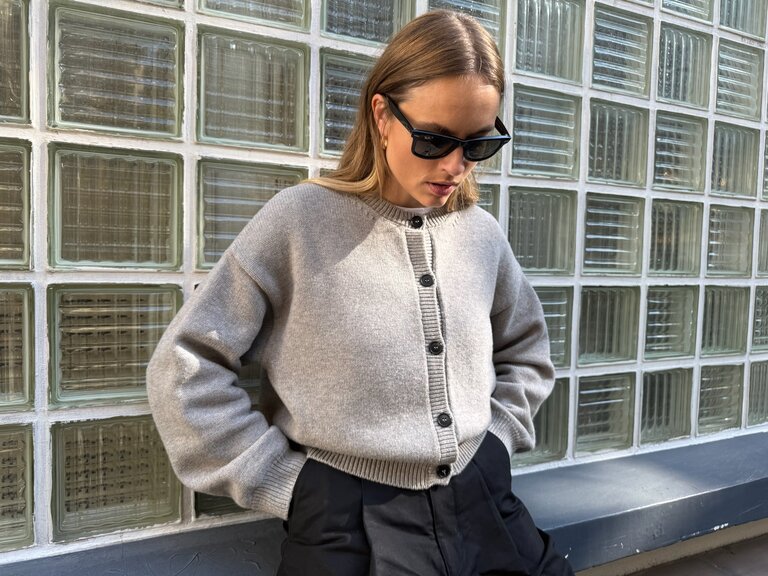 Gris Barthou Cardigan