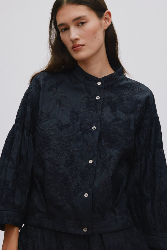 Rabens saloner Jacquard Shirt Jacket