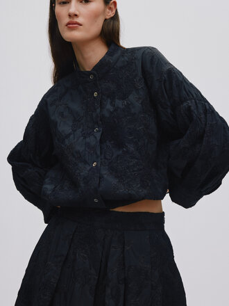 Rabens saloner Jacquard Shirt Jacket