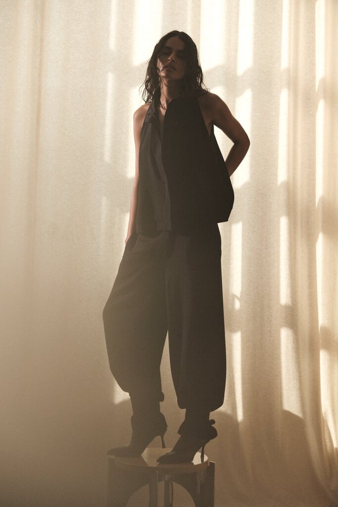 Rabens saloner Dalvina Grossgrain Cuff Pants