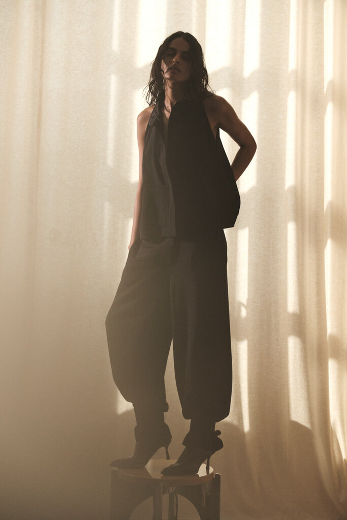 Rabens saloner Grossgrain Cuff Pants