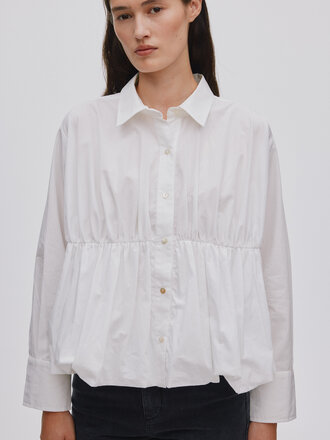 Rabens saloner Sophie Puffed Hem Shirt