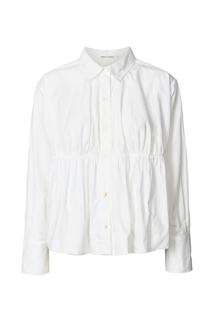 Rabens saloner Sophie Puffed Hem Shirt