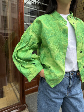 Rabens saloner Candie Jacquard Shirt Jacket