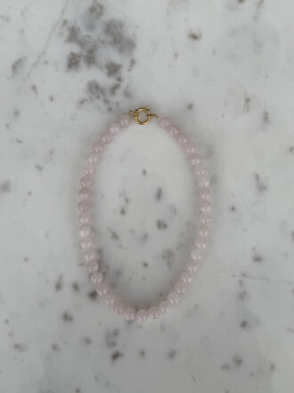 Antraciet Camille Necklace Rose