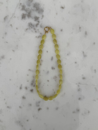 Antraciet Amelie Necklace Vert Clair