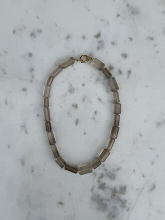 Antraciet Charlot Necklace Cristal Bron