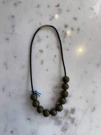 Woody collier Vert bronze/vert bronze