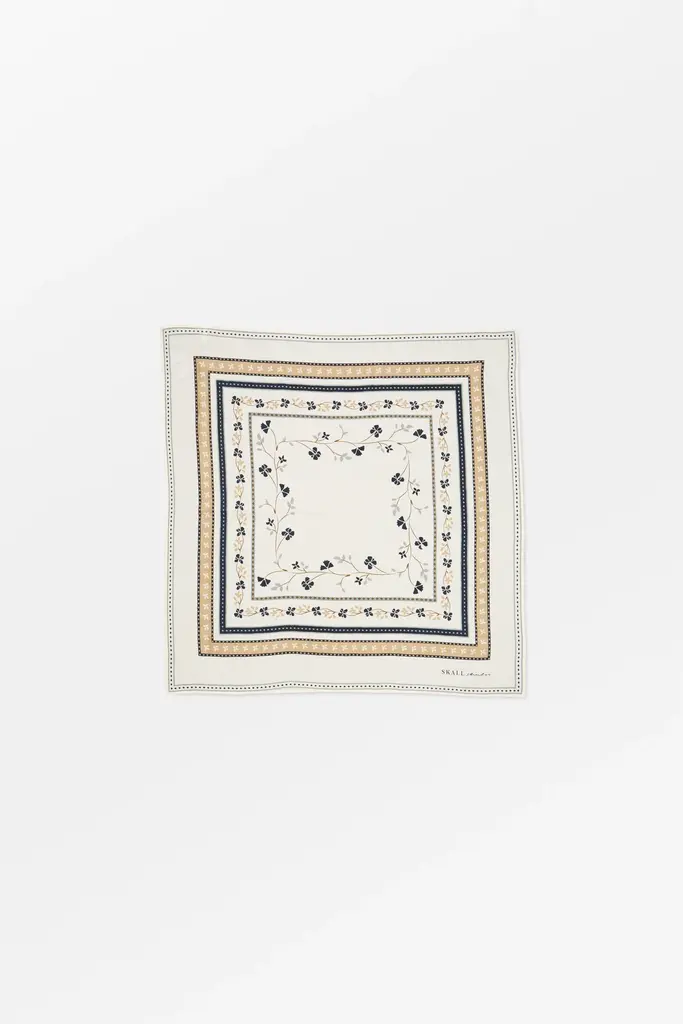 Skall Studio Skall Floral Scarf Ivory