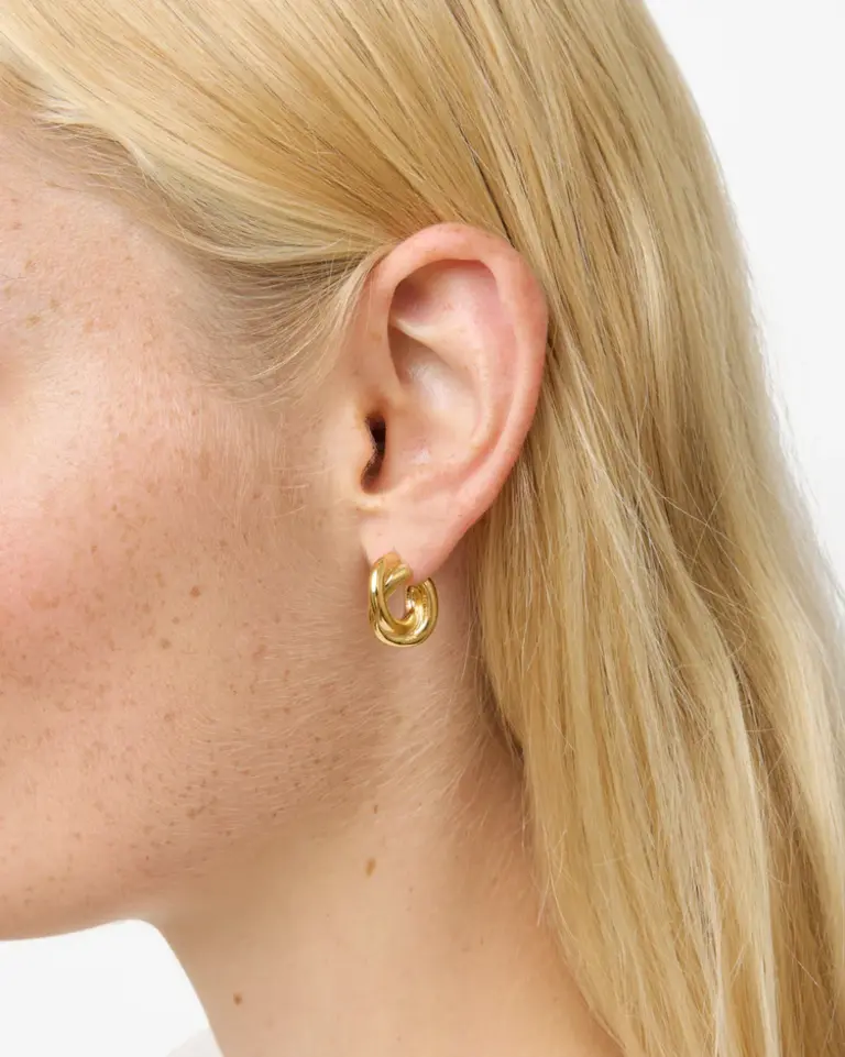 Lie Studio The Diana Earrings Gold