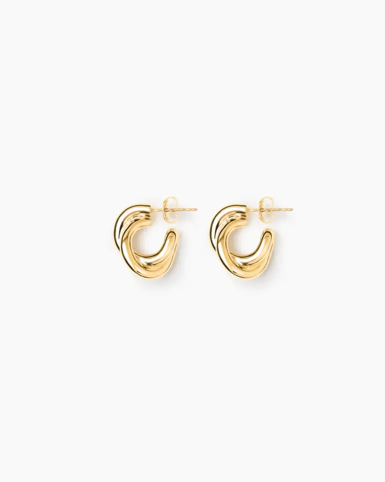 Lie Studio The Diana Earrings Gold