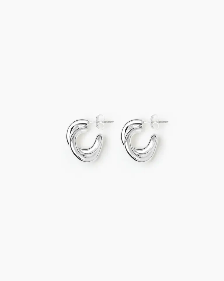 Lie Studio The Diana Earrings Silver