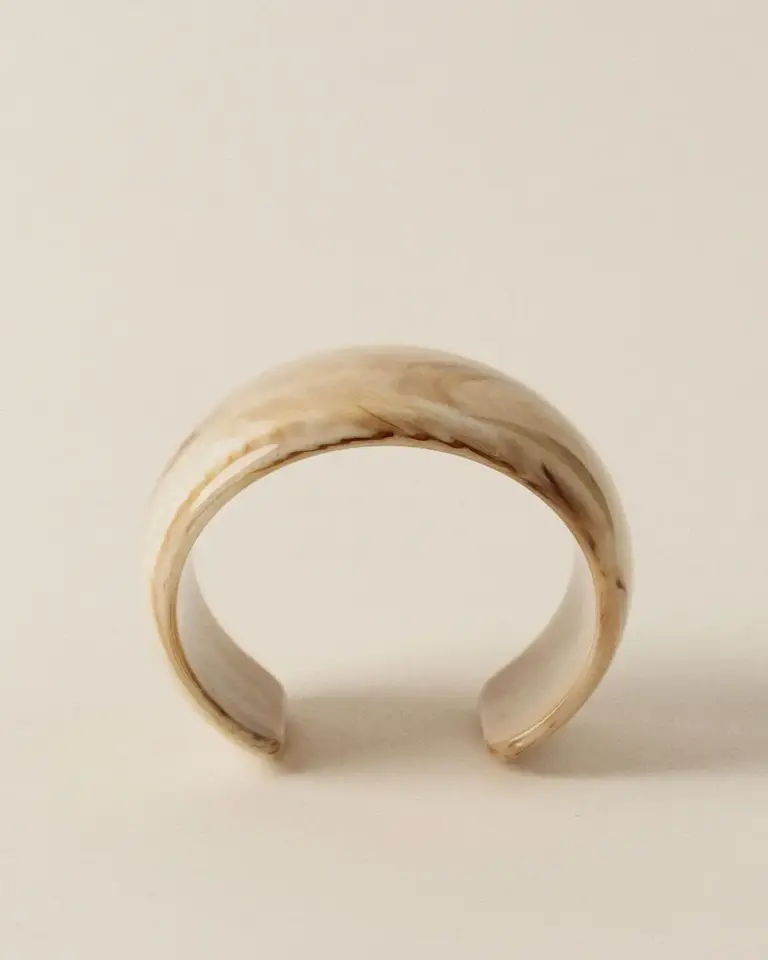 Sessun Amberito Bangle Ecru