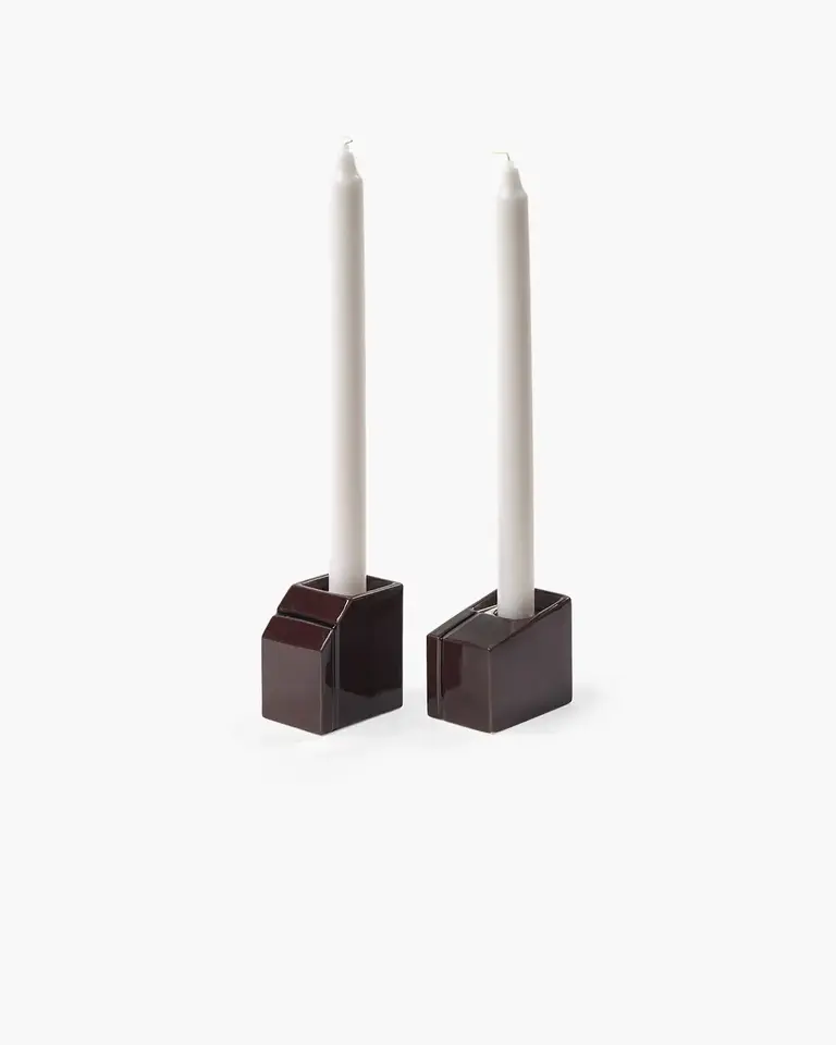Serax Candle Holder Burgundy M