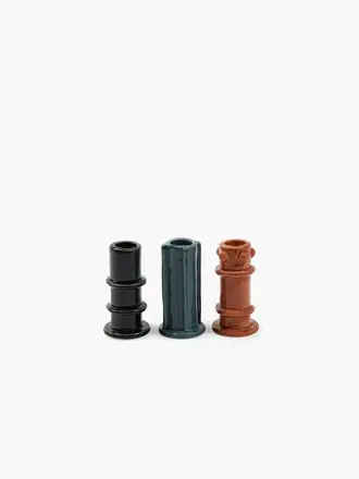 Serax Candle Holder Glazed Molly Blue