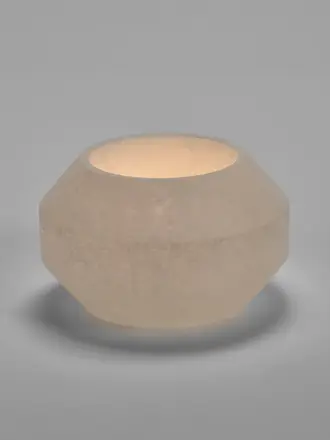 Serax Candle Holder L White Alabaster