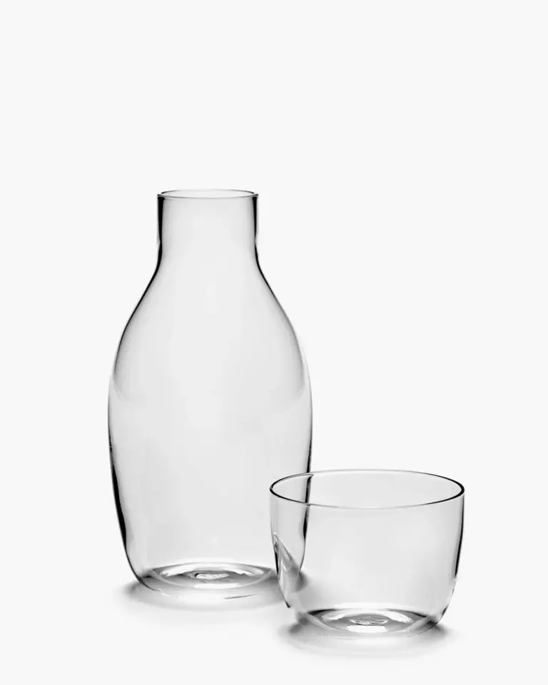 Serax Carafe + Glass Low Passe Partout