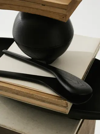 Serax Salad Servers Set Black Out Of Lines