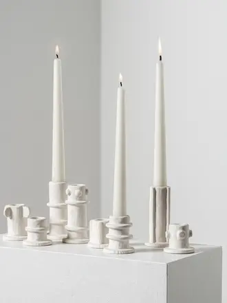 Serax Candle Holder Beige Molly 01