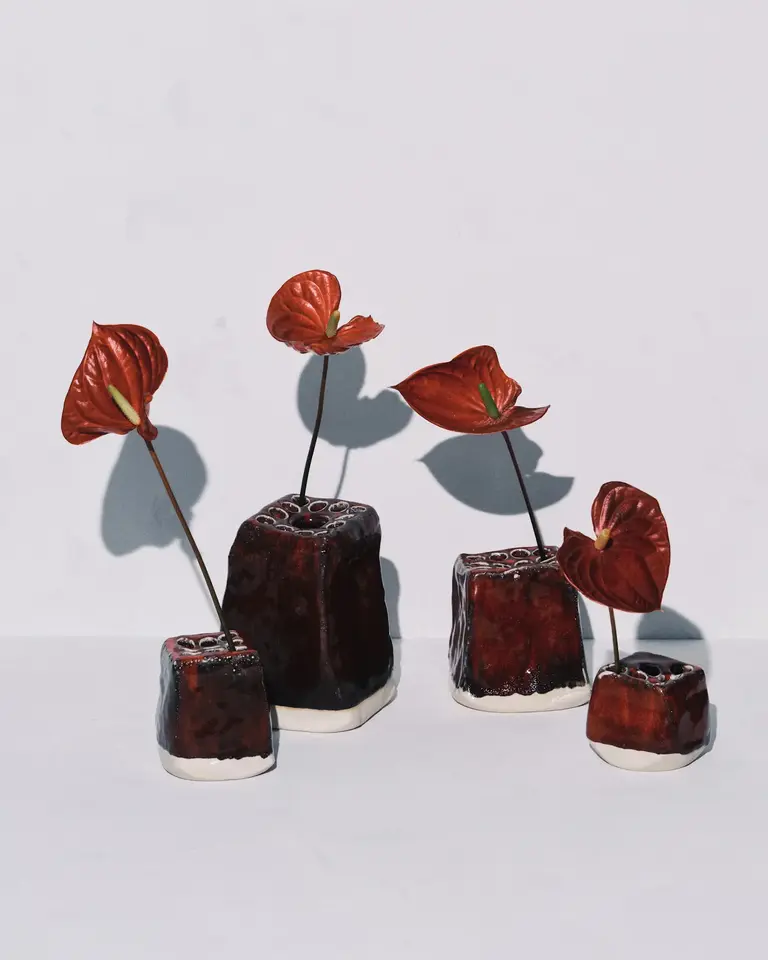 Serax Vase M Red Pique Fleurs