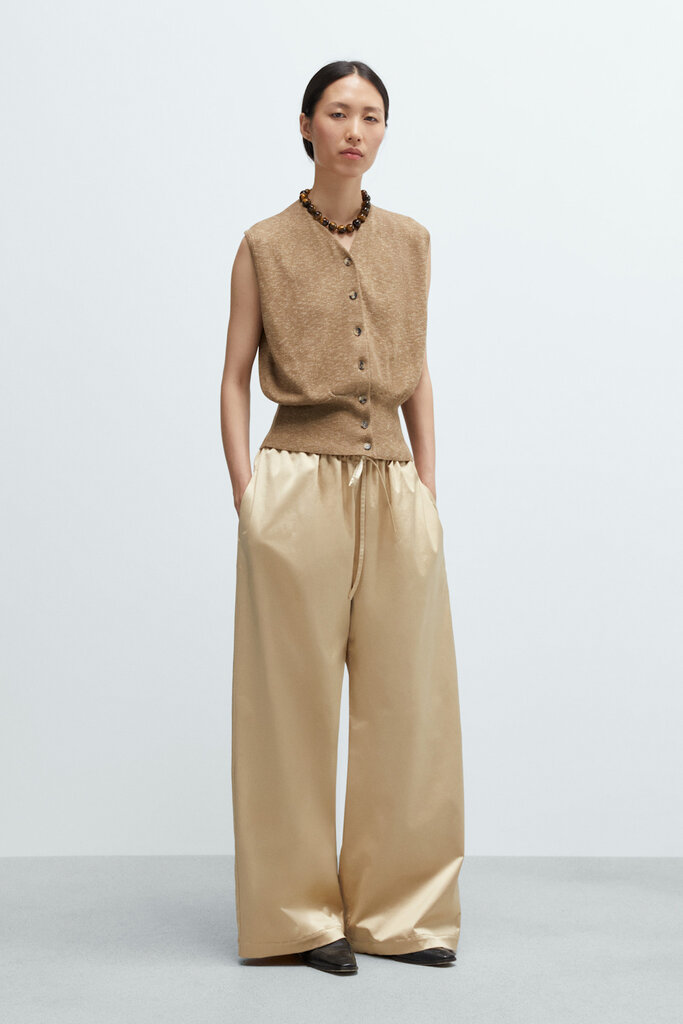 Cordera Satin Drawstring Pants