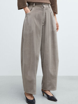 Cordera Corduroy Baggy Pants