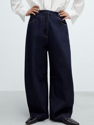 Cordera Curved Baggy Jeans