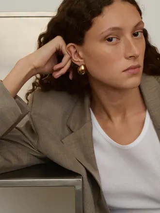 Soeur Bo Graine Earring Gold