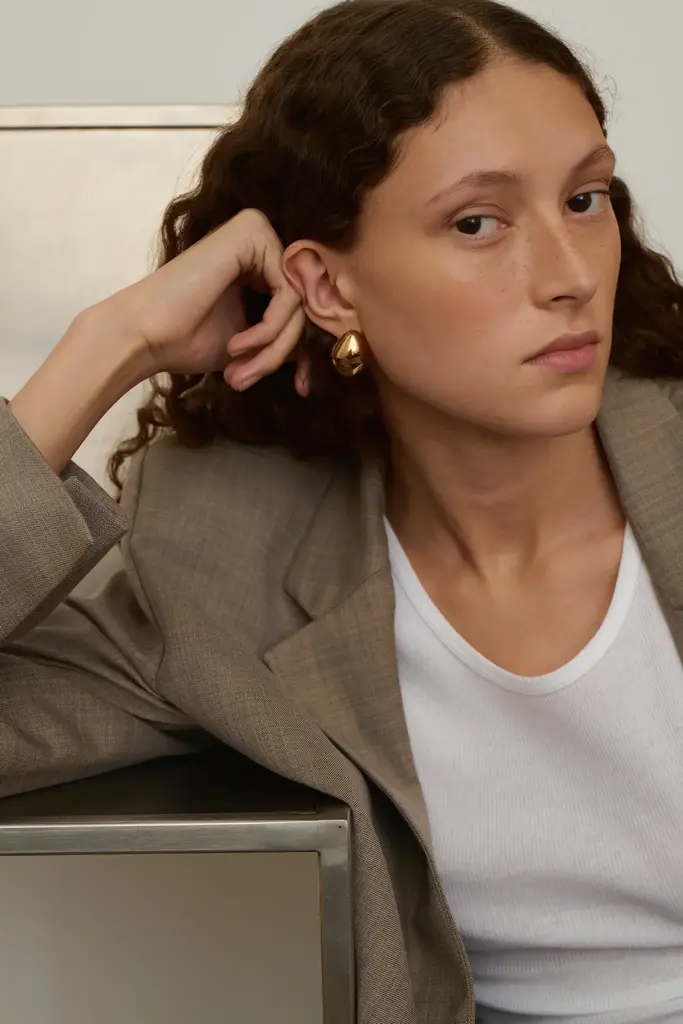 Soeur Bo Graine Earring Gold