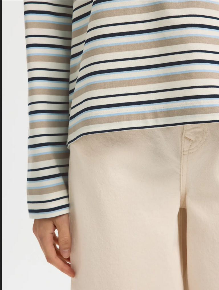 Selected Striped Boxy Tee