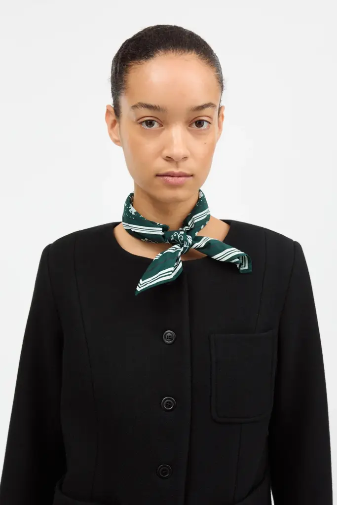Skall Studio Skall Classic Scarf Pine Green