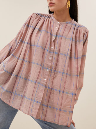 By Bar Nyka Check Blouse