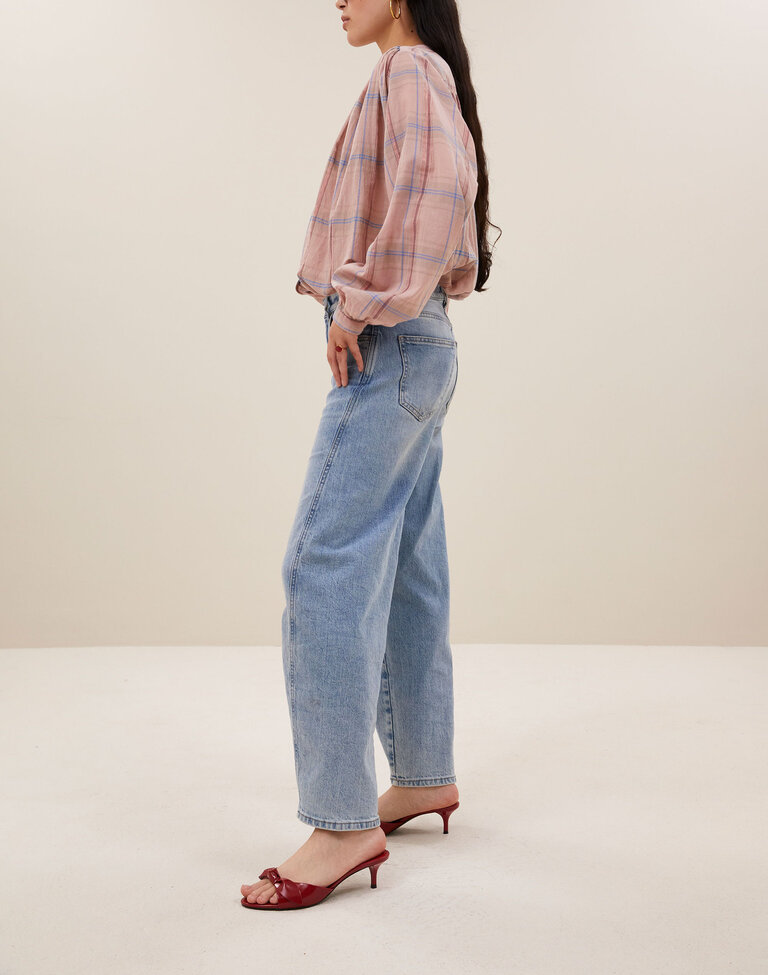 By Bar Nyka Check Blouse