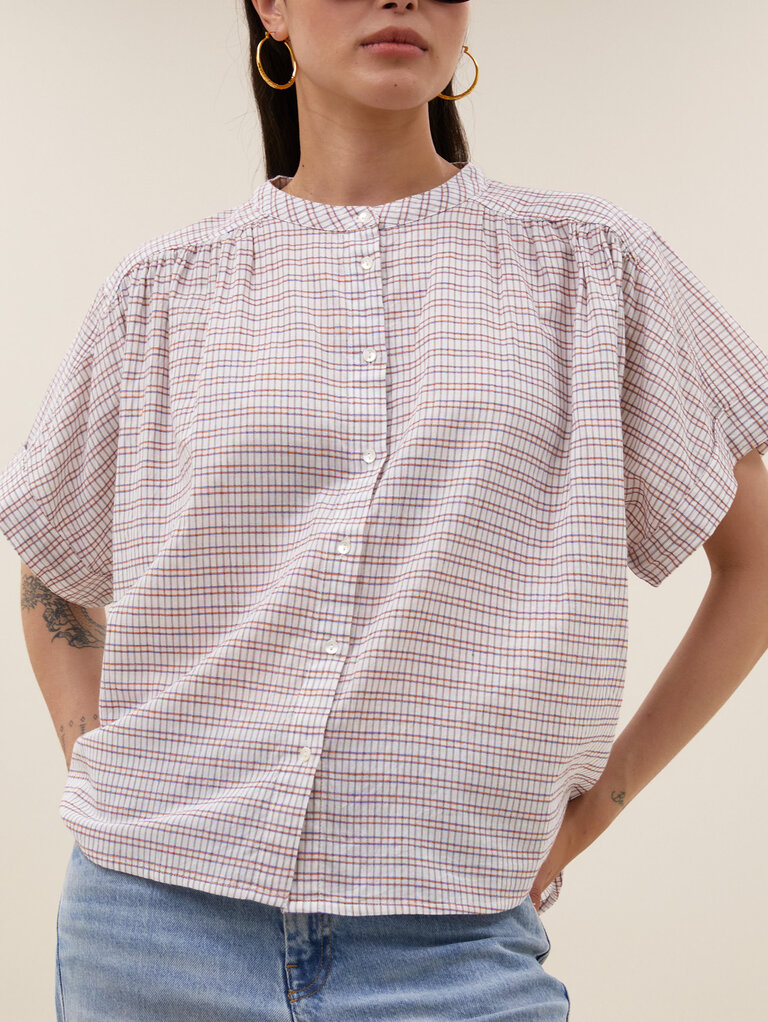 By Bar Alex Check Blouse