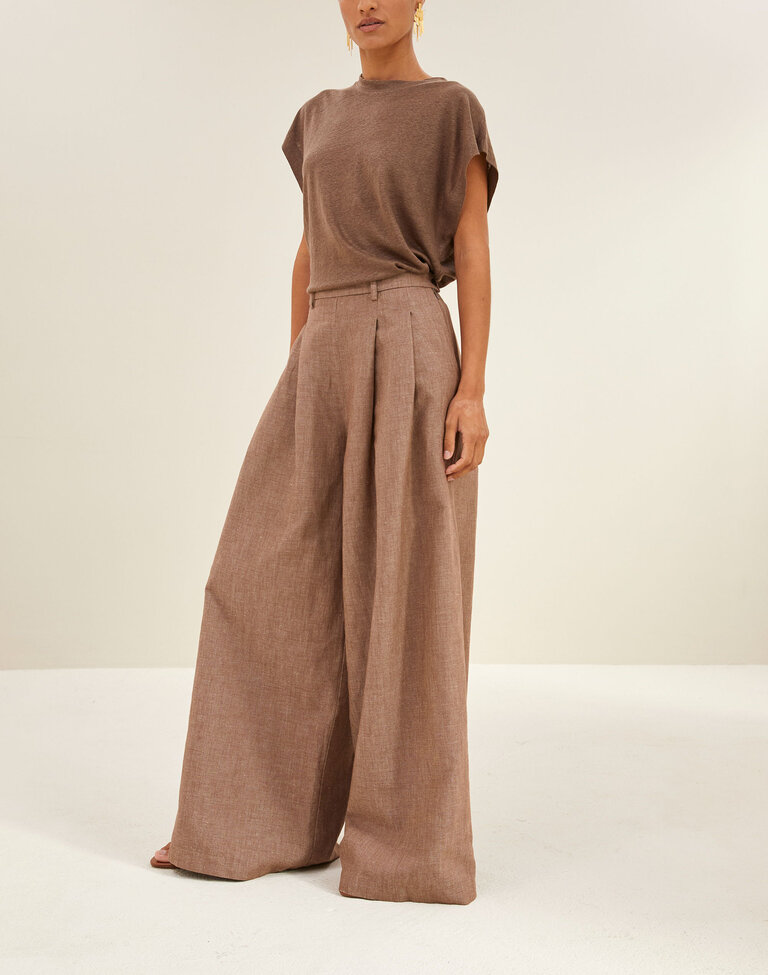 By Bar Mason Linen Top