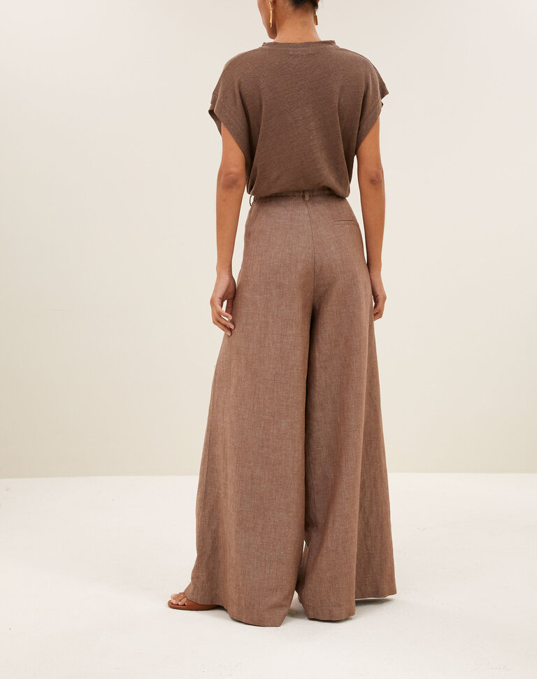 By Bar Mason Linen Top