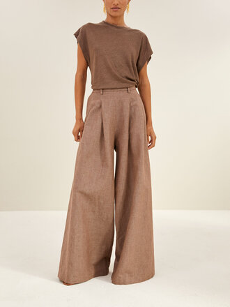 By Bar Mason Linen Top