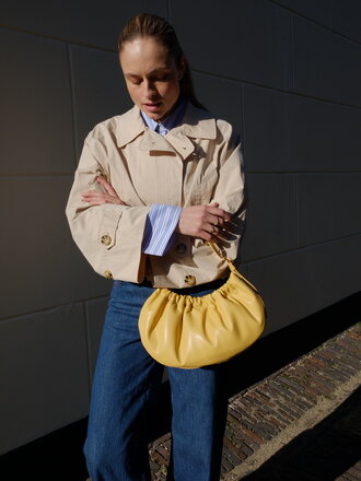 A.P.C. Ninon Hoop Bag Butter