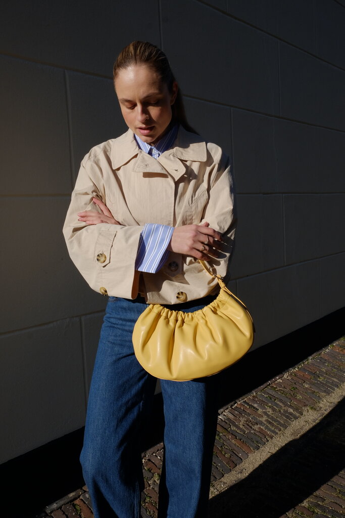 A.P.C. Ninon Hoop Bag Butter
