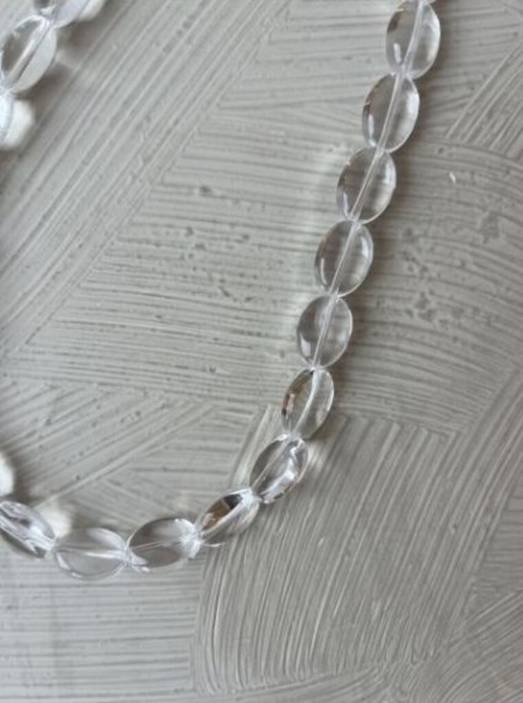 Antraciet Amelie Necklace Cristal Roche