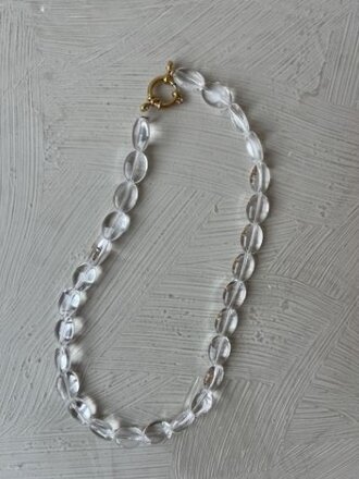 Antraciet Amelie Necklace Cristal Roche