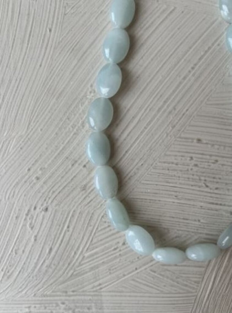Antraciet Amelie Necklace Aqua