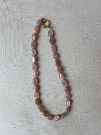 Antraciet Amelie Necklace Rose