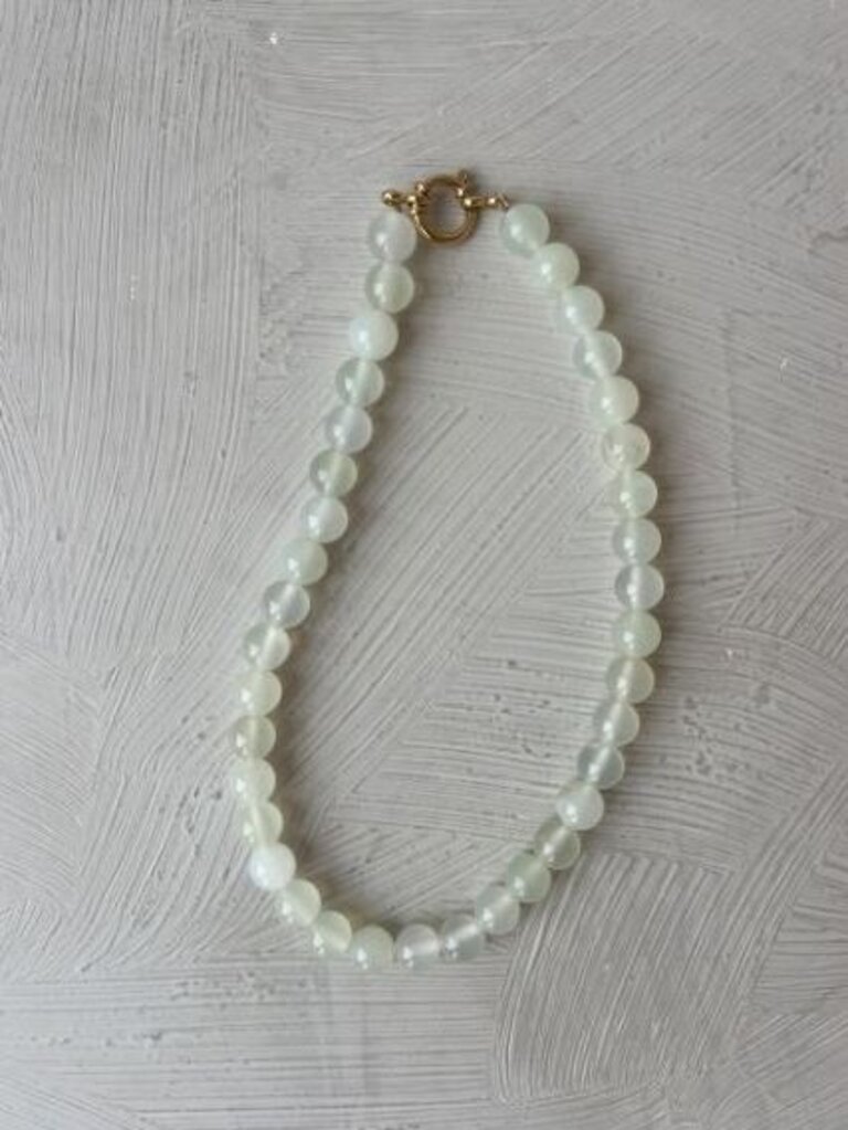 Antraciet Camille Necklace Sage